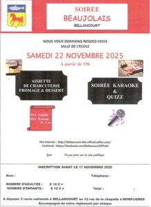 Lire la suite à propos de l’article Soirée Beaujolais Nouveau